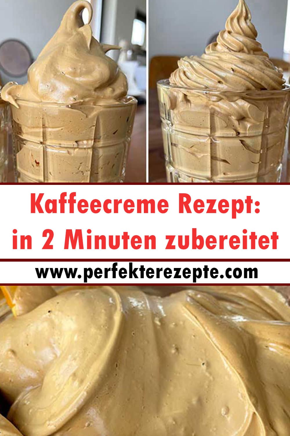 Kaffeecreme Rezept: in 2 Minuten zubereitet