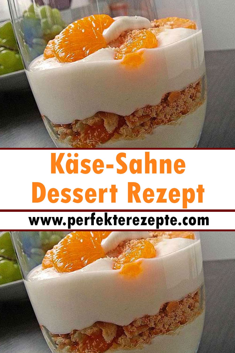 Käse-Sahne-Dessert Rezept: frisch-fruchtiges Dessert mit Quark