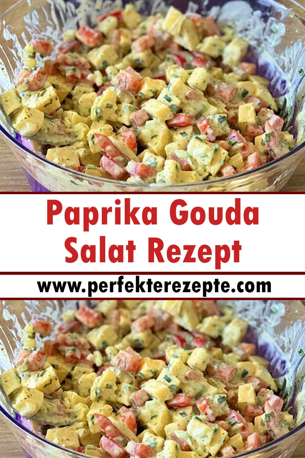 Paprika Gouda Salat Rezept