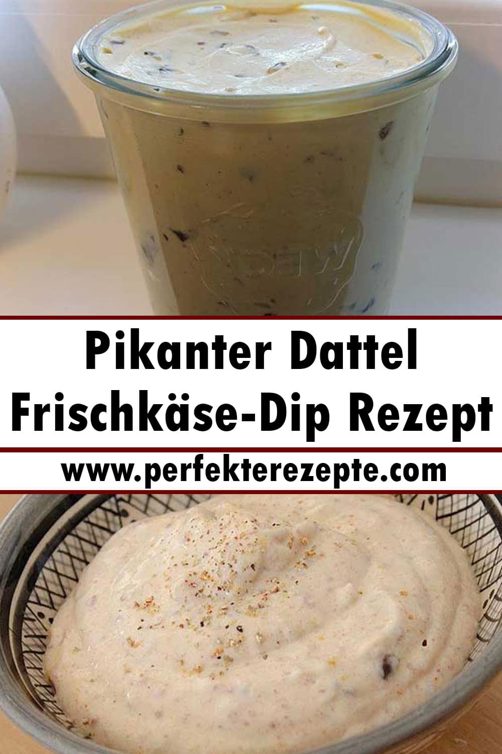 Pikanter Dattel-Frischkäse-Dip Rezept