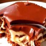 Puddingkuchen mit Vanille und Schokolade Rezept