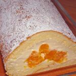 Quark-Mandarinen-Biskuitrolle Rezept