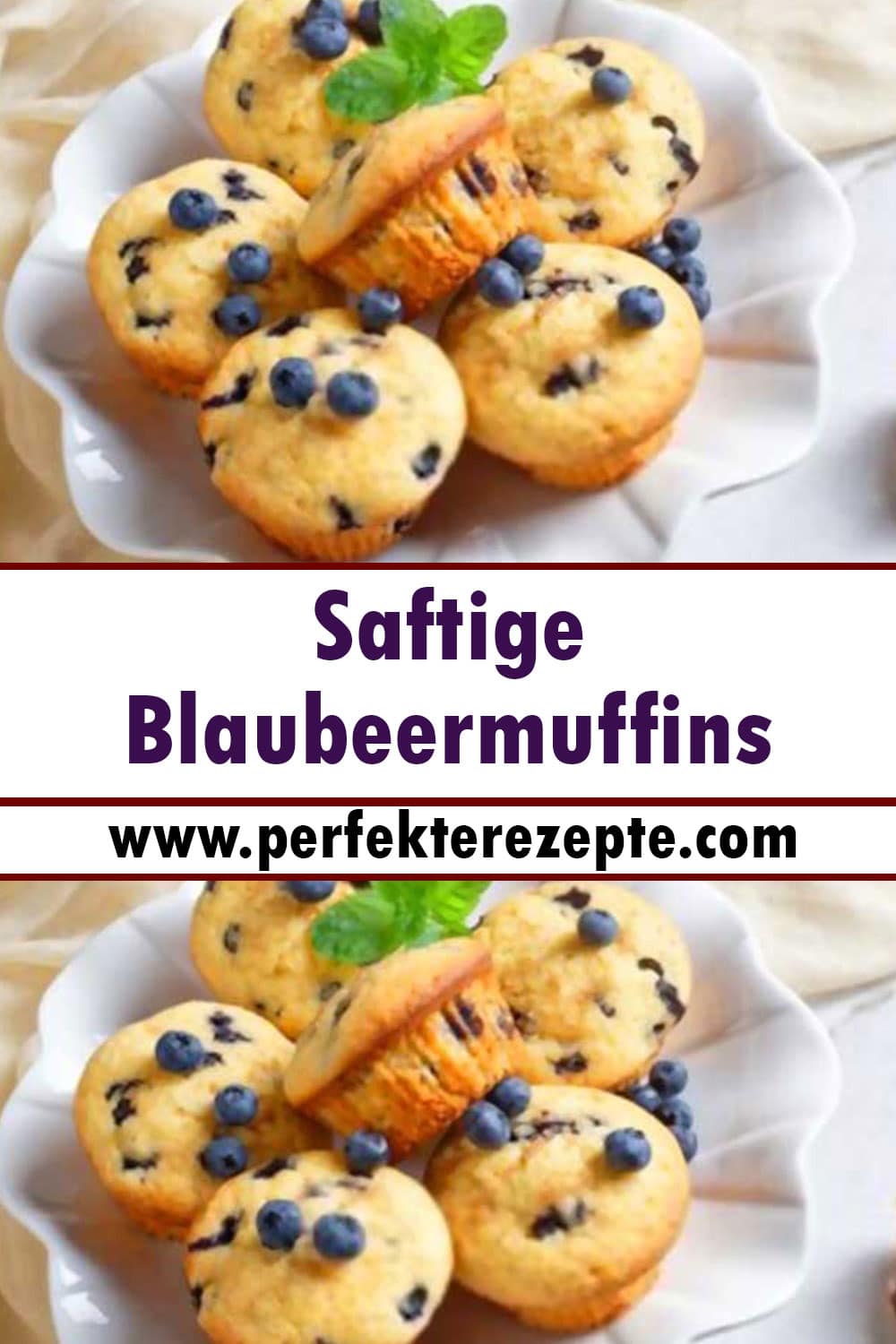 Saftige Blaubeermuffins Rezept
