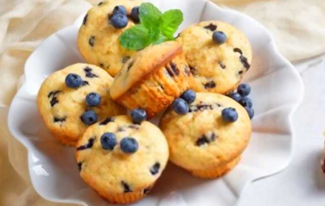 Saftige Blaubeermuffins Rezept