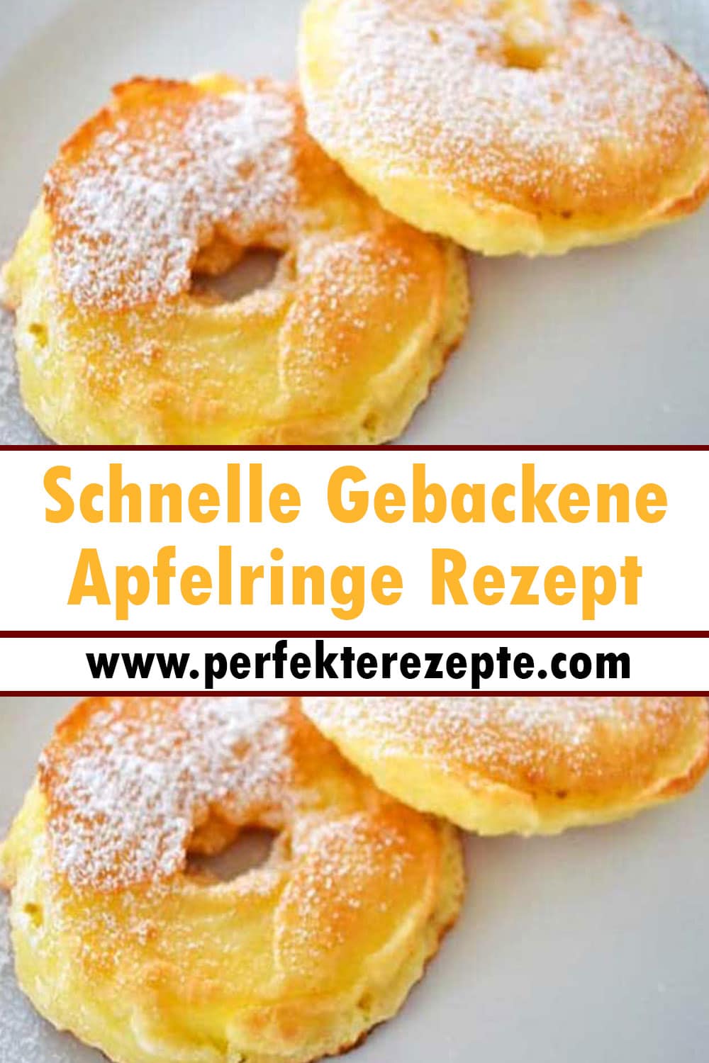 Schnelle Gebackene Apfelringe Rezept