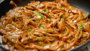 Schnitzelstreifen in Senfsahnesoße Rezept