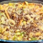 Schupfnudel Auflauf mit Lauch und Hack Rezept einfach und superlecker, auch für Kids