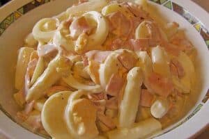 Spargelsalat mit Schinken und Ei Rezept