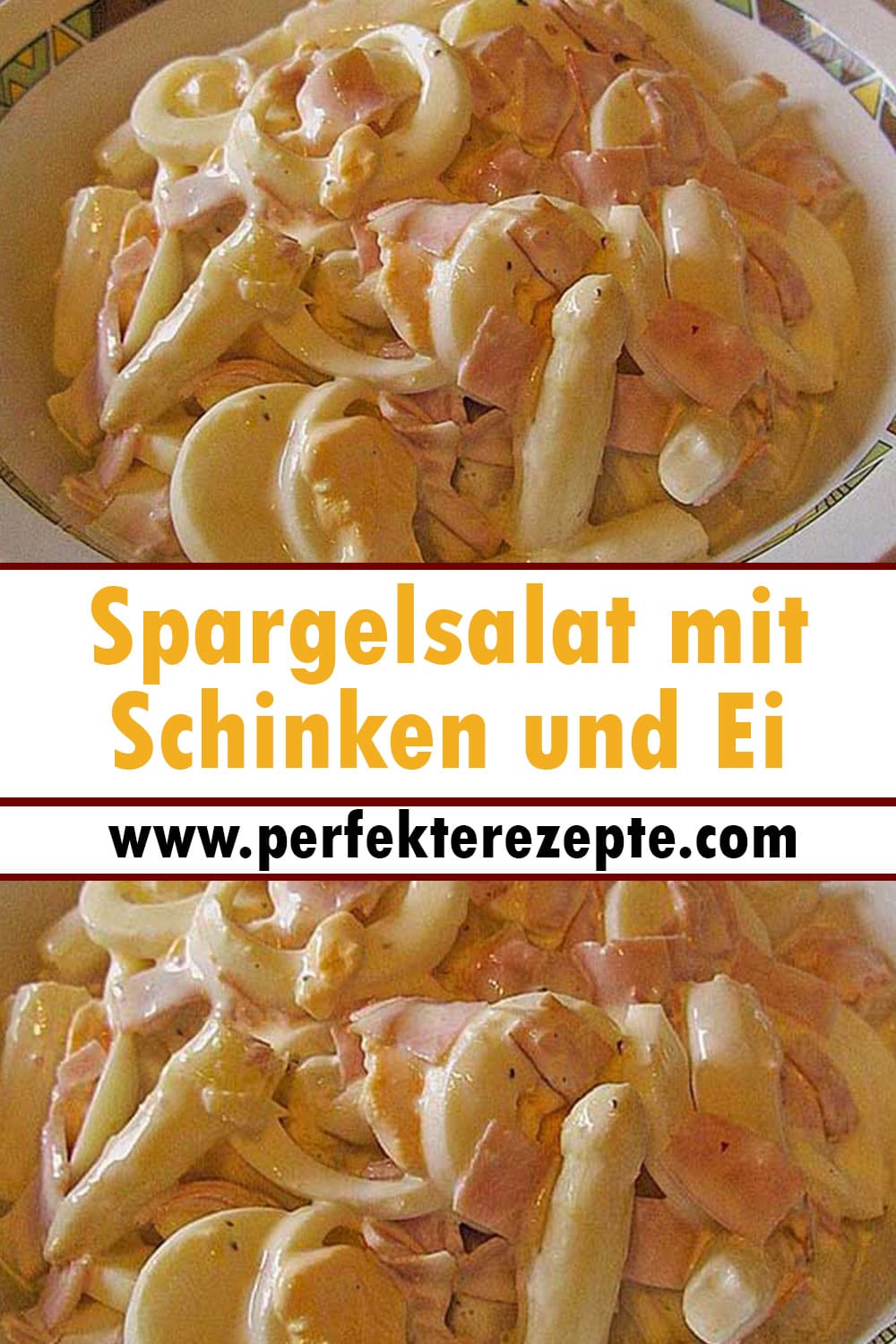 Spargelsalat mit Schinken und Ei Rezept