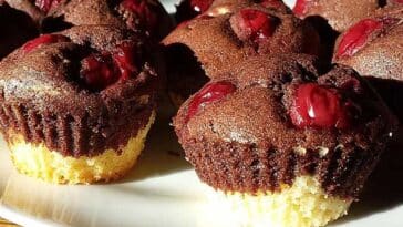 Super lecker Donauwellen Muffins Rezept