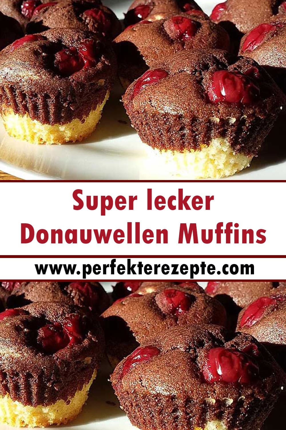 Super lecker Donauwellen Muffins Rezept