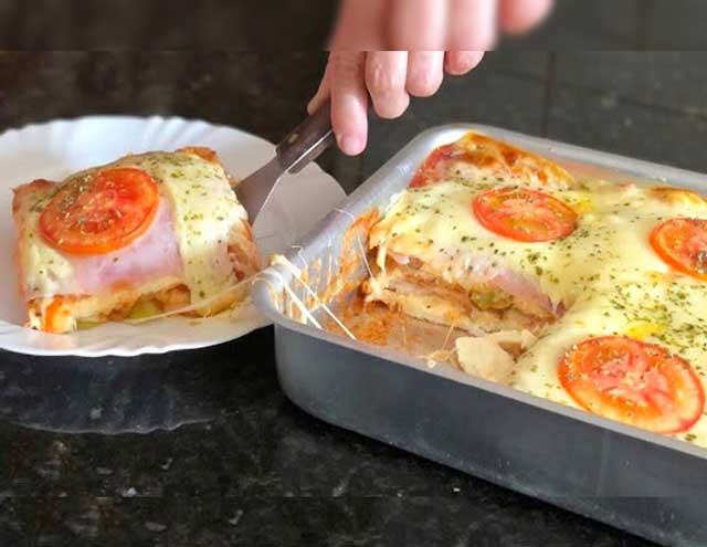Toast Mozzarella Auflauf aus dem Backofen - Schnelle und Einfache Rezepte