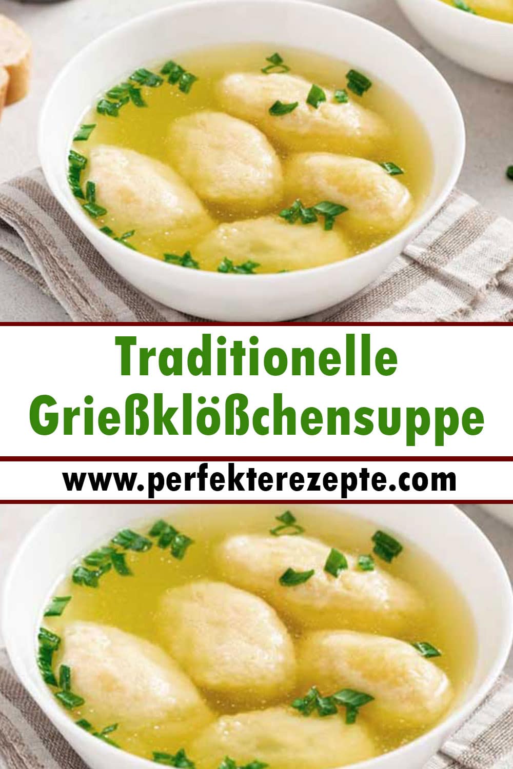 Traditionelle Grießklößchensuppe nach Omas Rezept