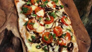 Vegetarischer Flammkuchen Rezept