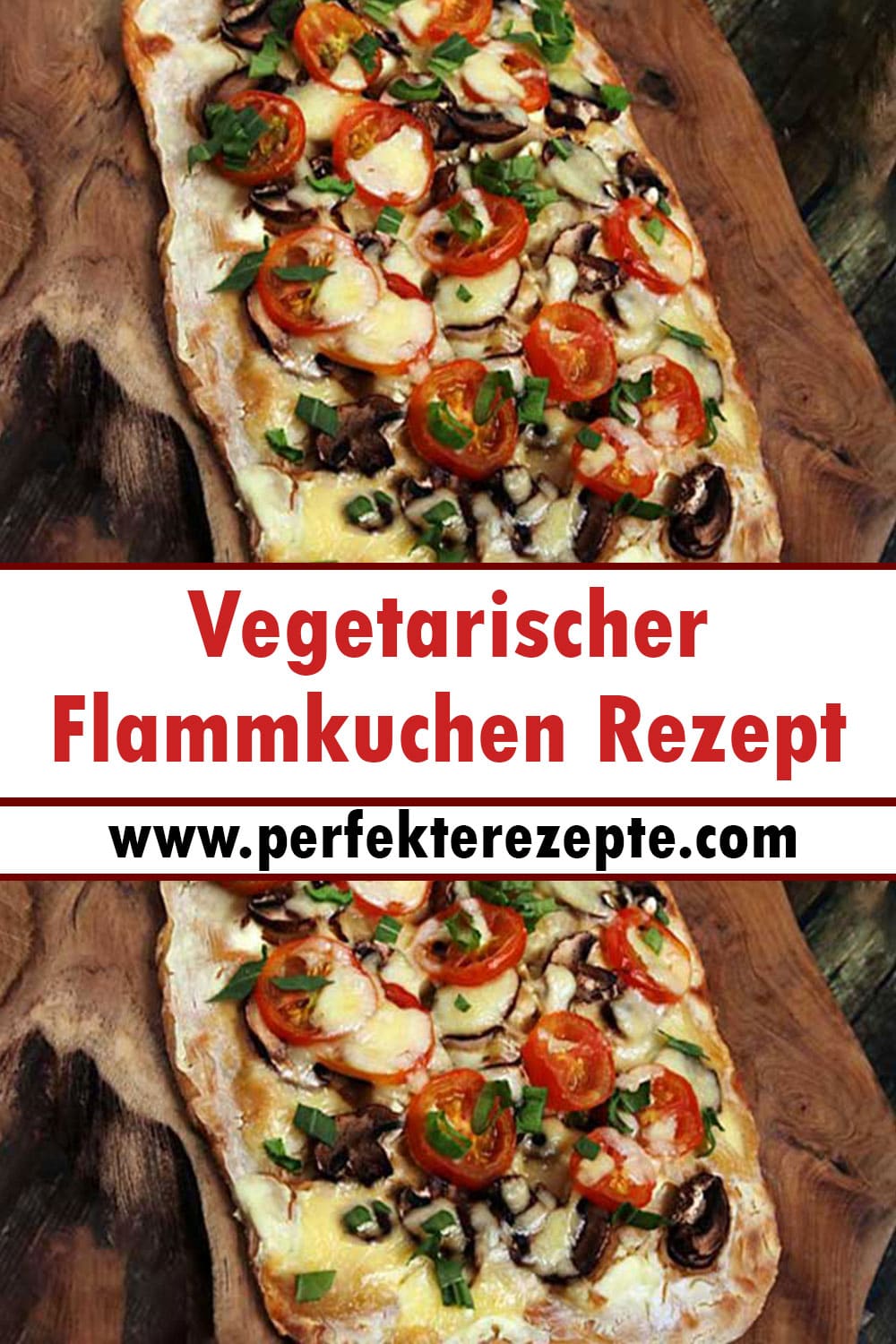 Vegetarischer Flammkuchen Rezept