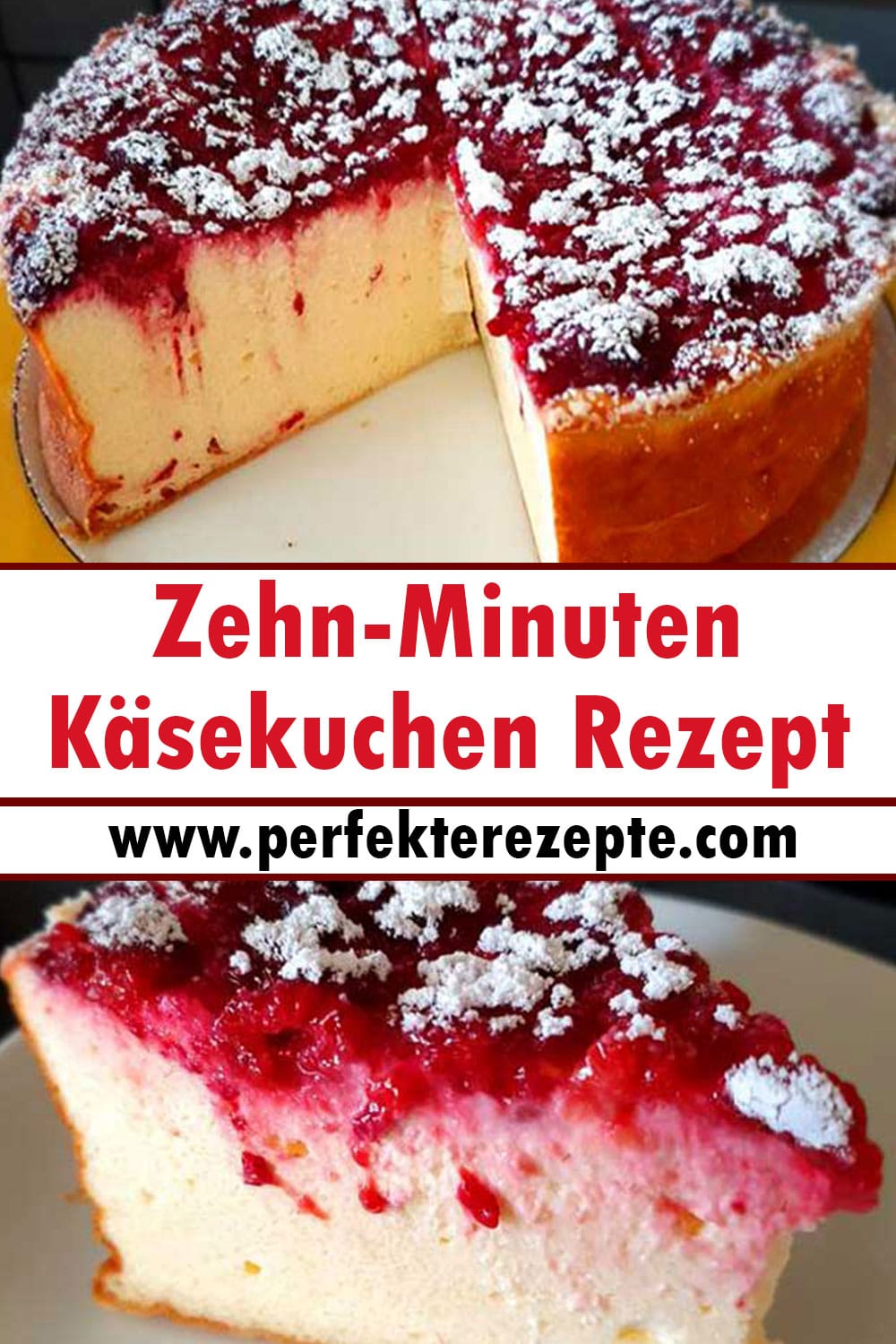 Zehn-Minuten-Käsekuchen Rezept