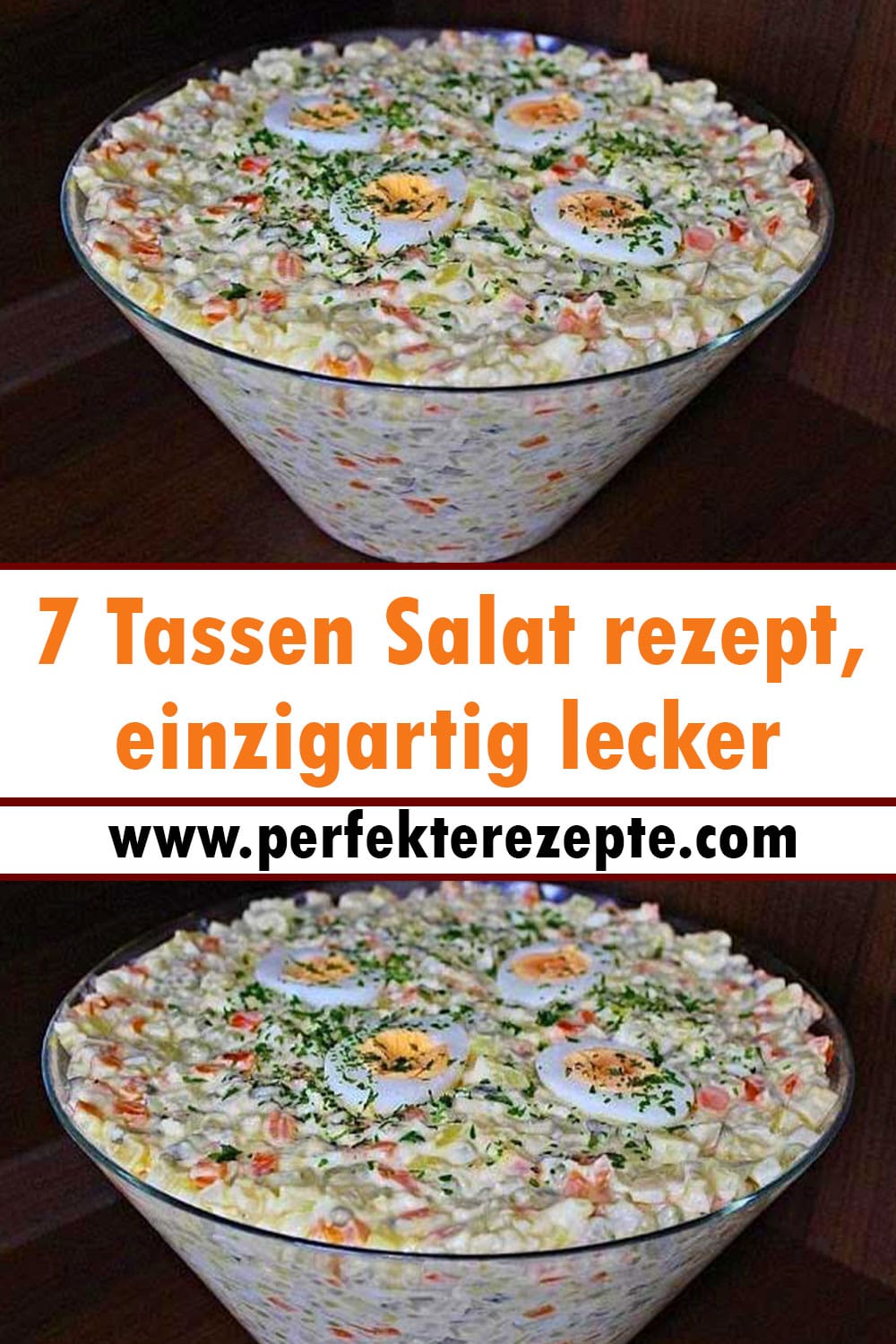 7 Tassen Salat rezept, einzigartig lecker