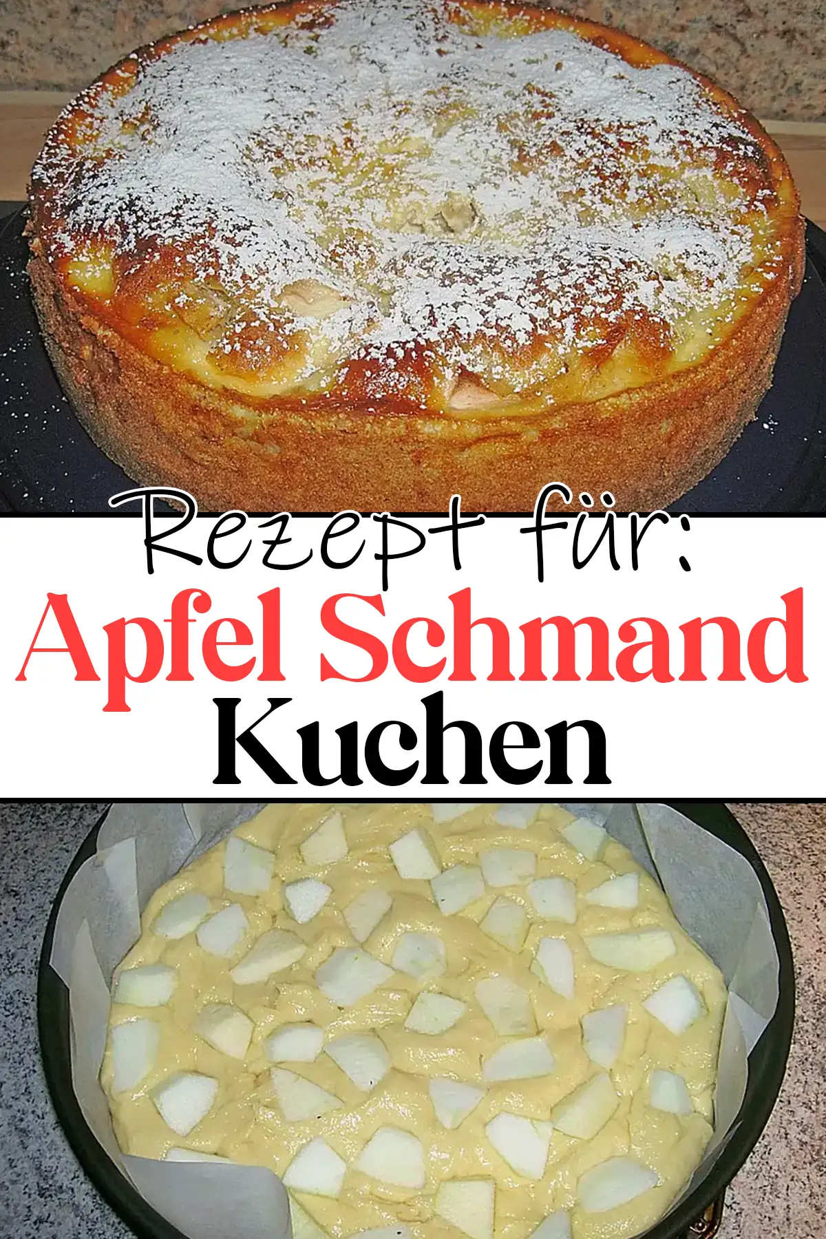 Apfel Schmand Kuchen Rezept