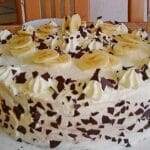 Banana Split Traum Rezept: Raffinierte Torte mit Schokoladen und Vanillecreme mit Bananen