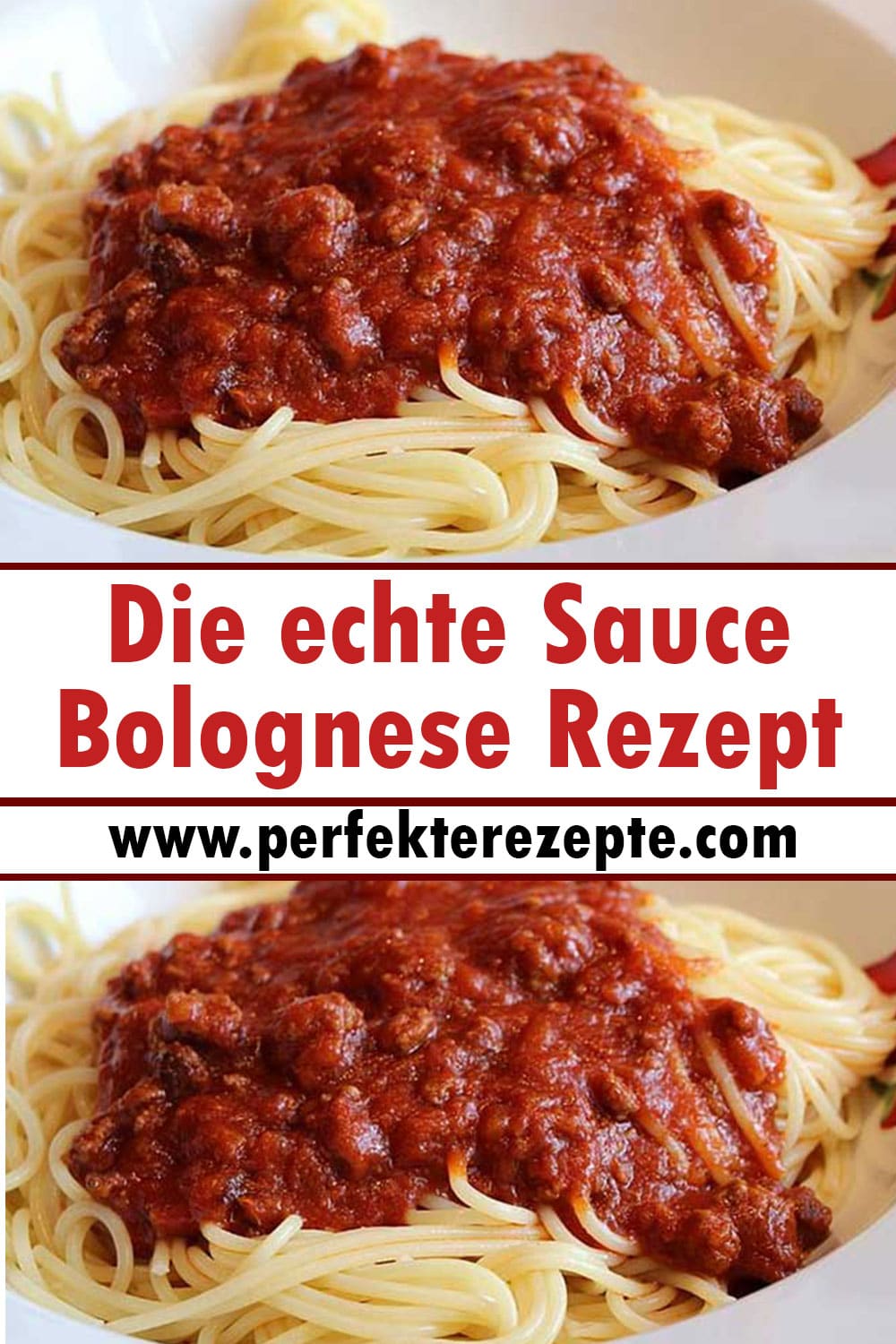 Die echte Sauce Bolognese Rezept: aus Bologna, mit Spaghetti