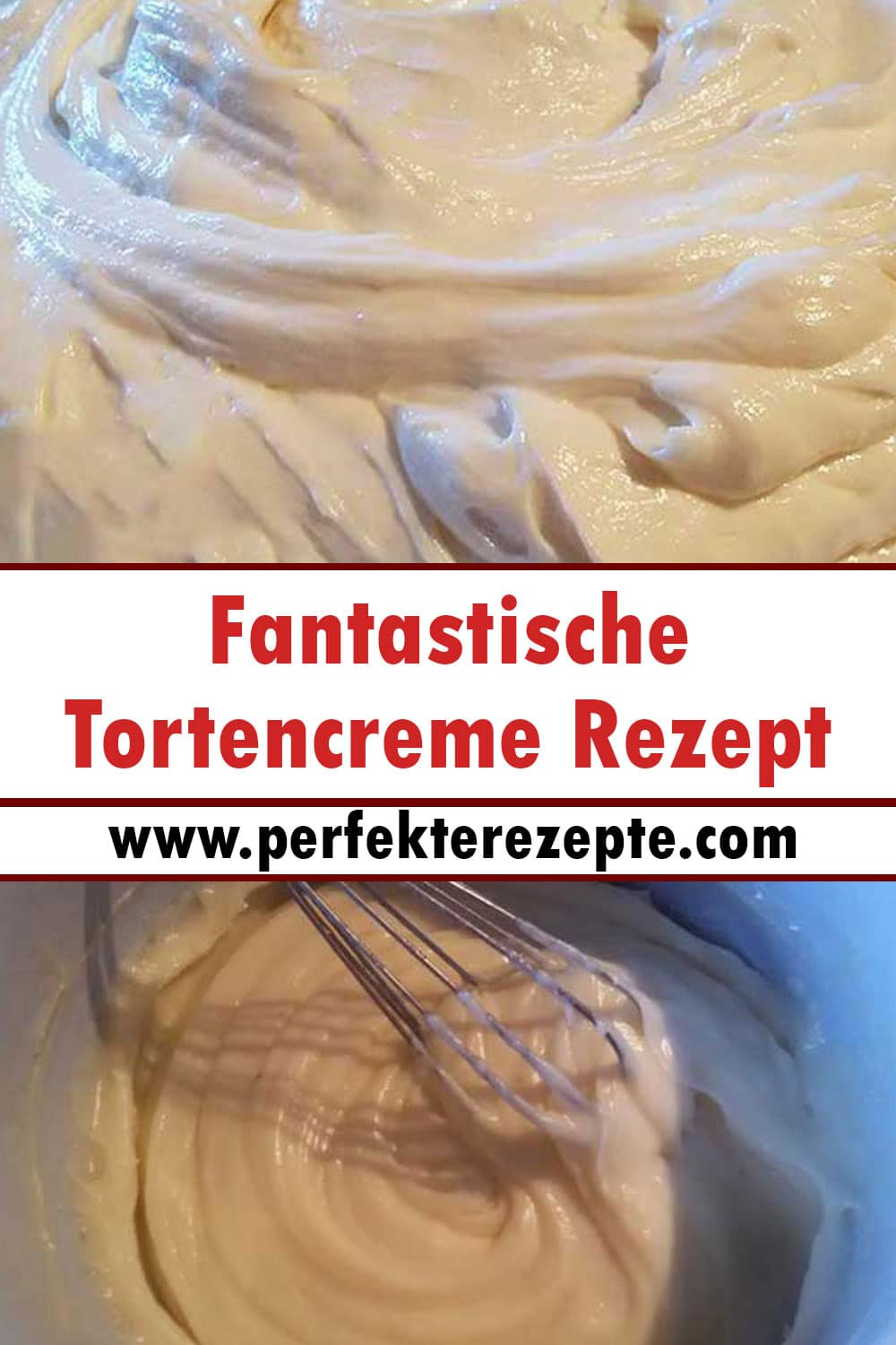 Fantastische Tortencreme Rezept, die wie eine Eiscreme schmeckt