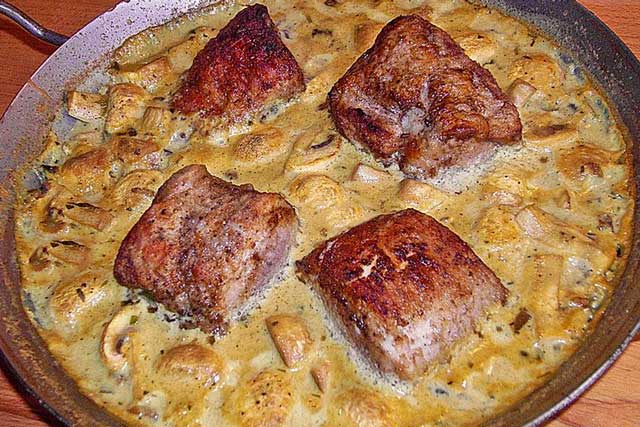 Filetbraten in Frischkäse Senfsauce Rezept - Schnelle und Einfache Rezepte