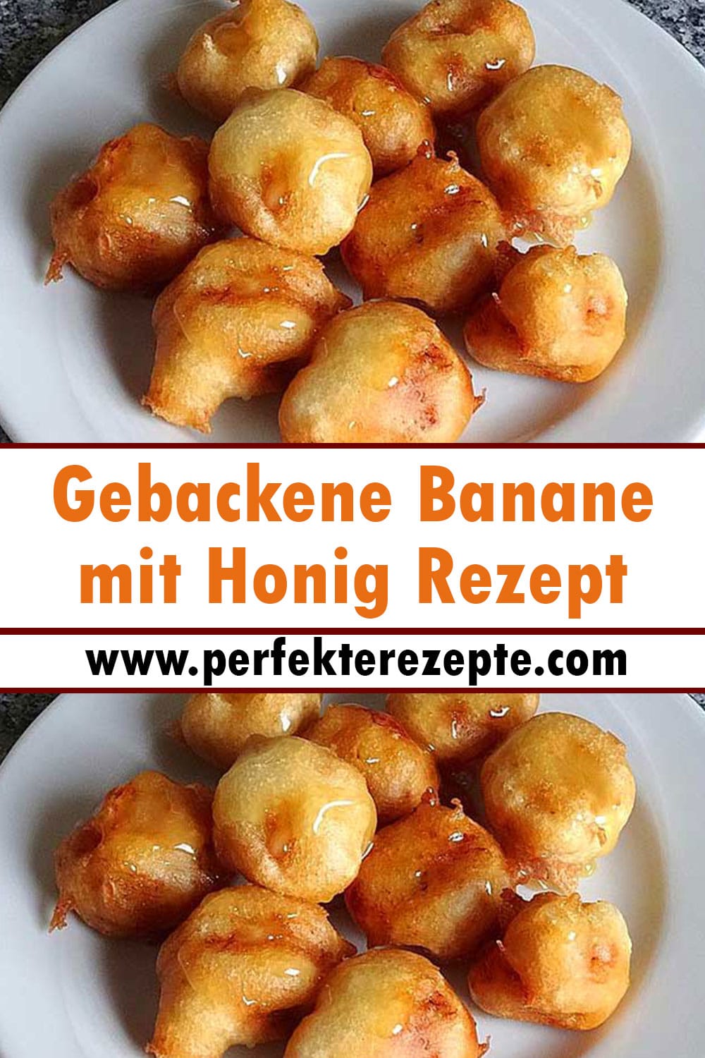 Gebackene Banane mit Honig Rezept