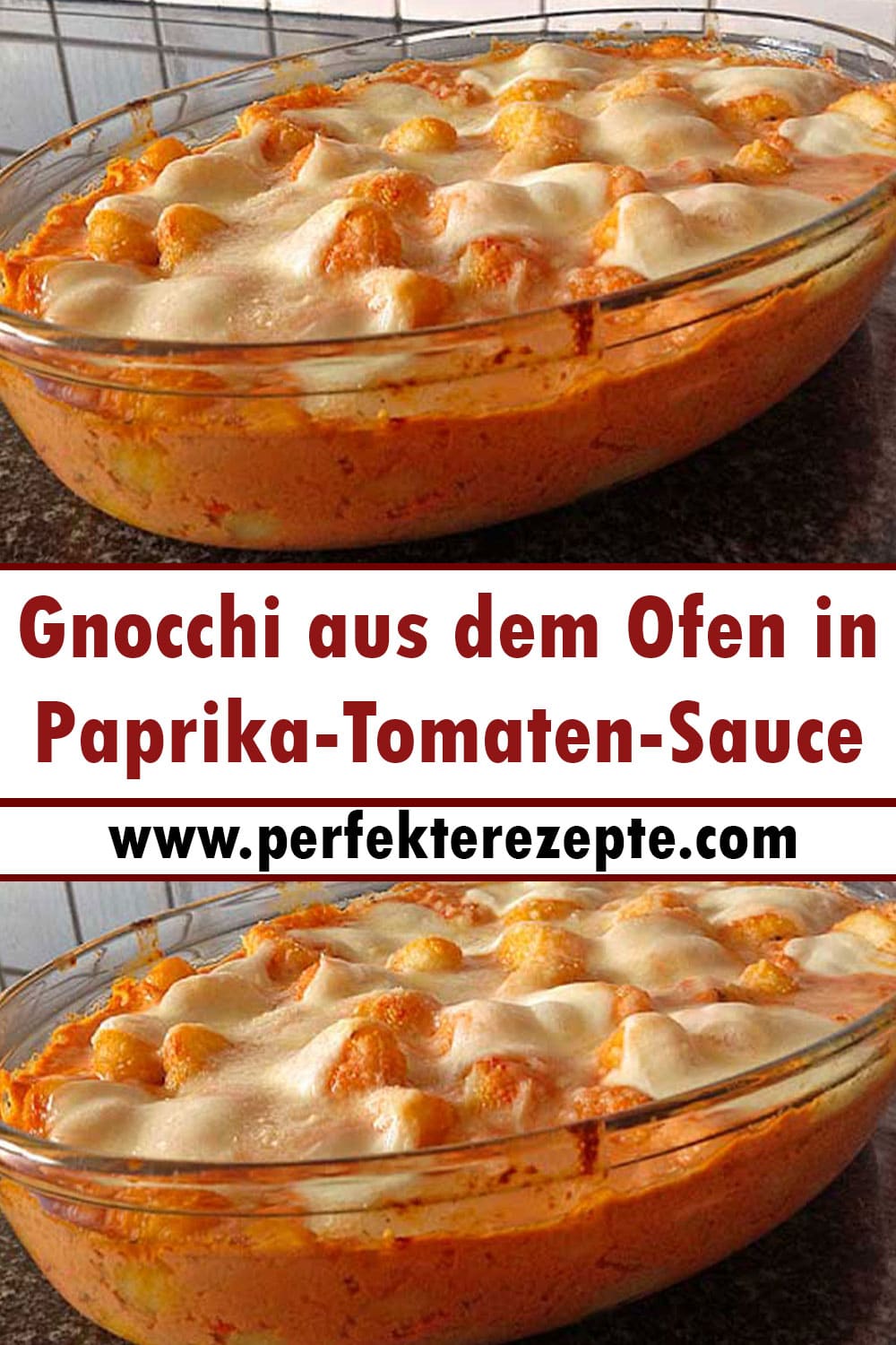 Gnocchi aus dem Ofen in Paprika-Tomaten-Sauce Rezept