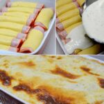 Hähnchenrouladen mit Schinken und Käse Rezept