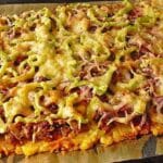 Kartoffelpizza mit Hackfleisch,ohne Hefeteig Rezept