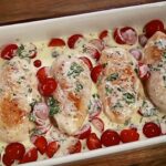 Mozzarella-Hähnchen in Basilikum Rezept