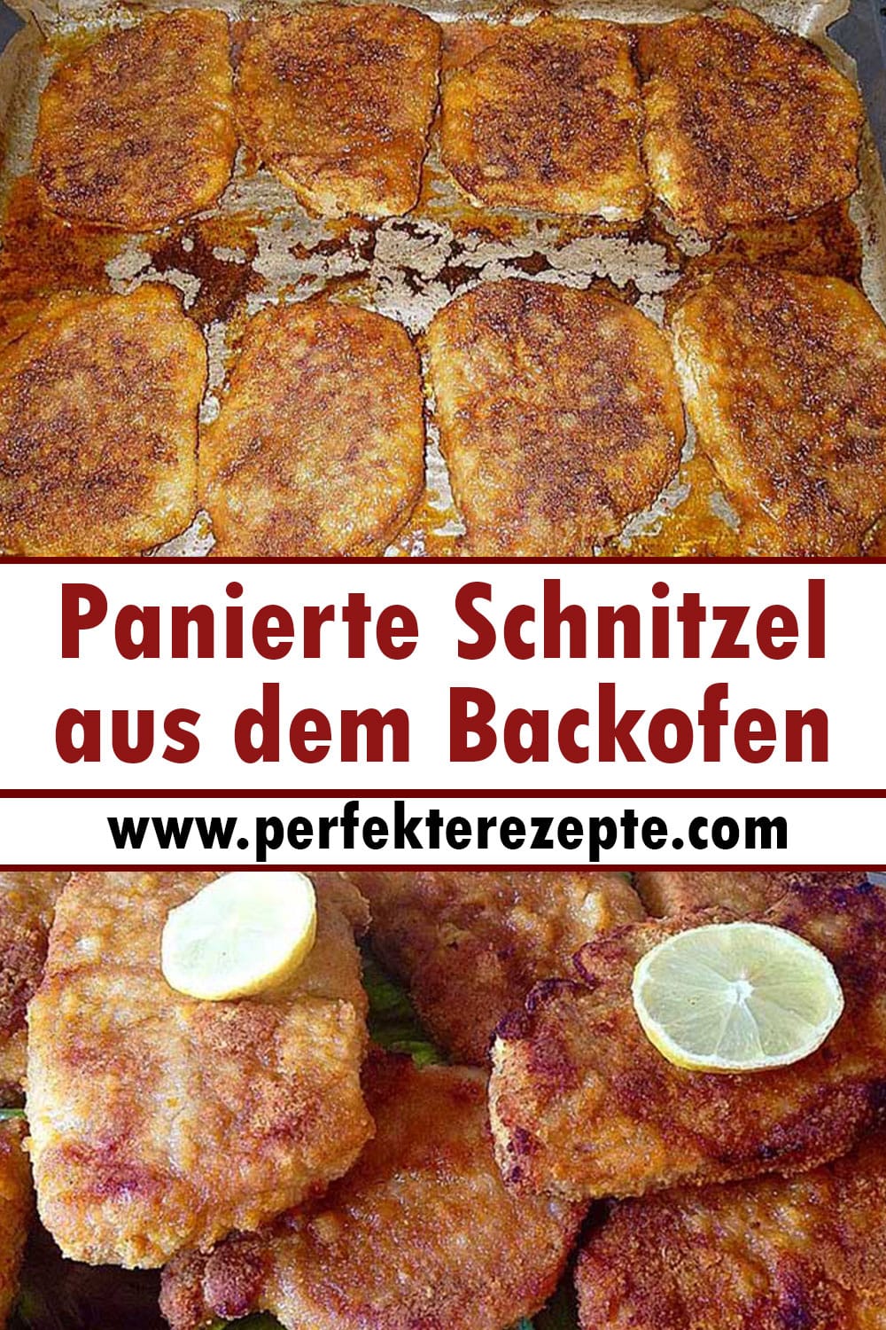 Panierte Schnitzel aus dem Backofen Rezept