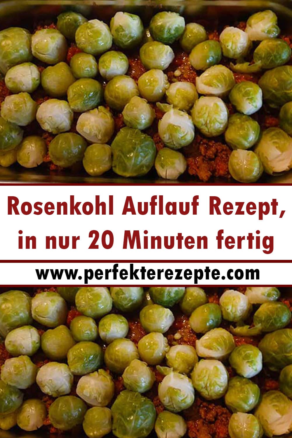 Rosenkohl Auflauf Rezept, in nur 20 Minuten fertig