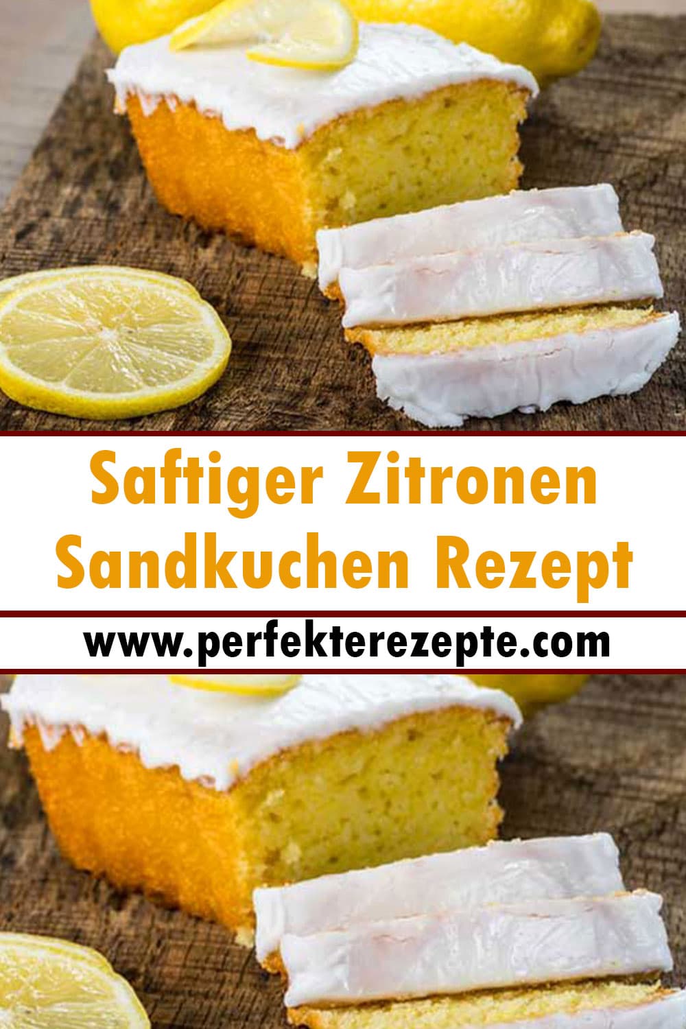 Saftiger Zitronen-Sandkuchen Rezept