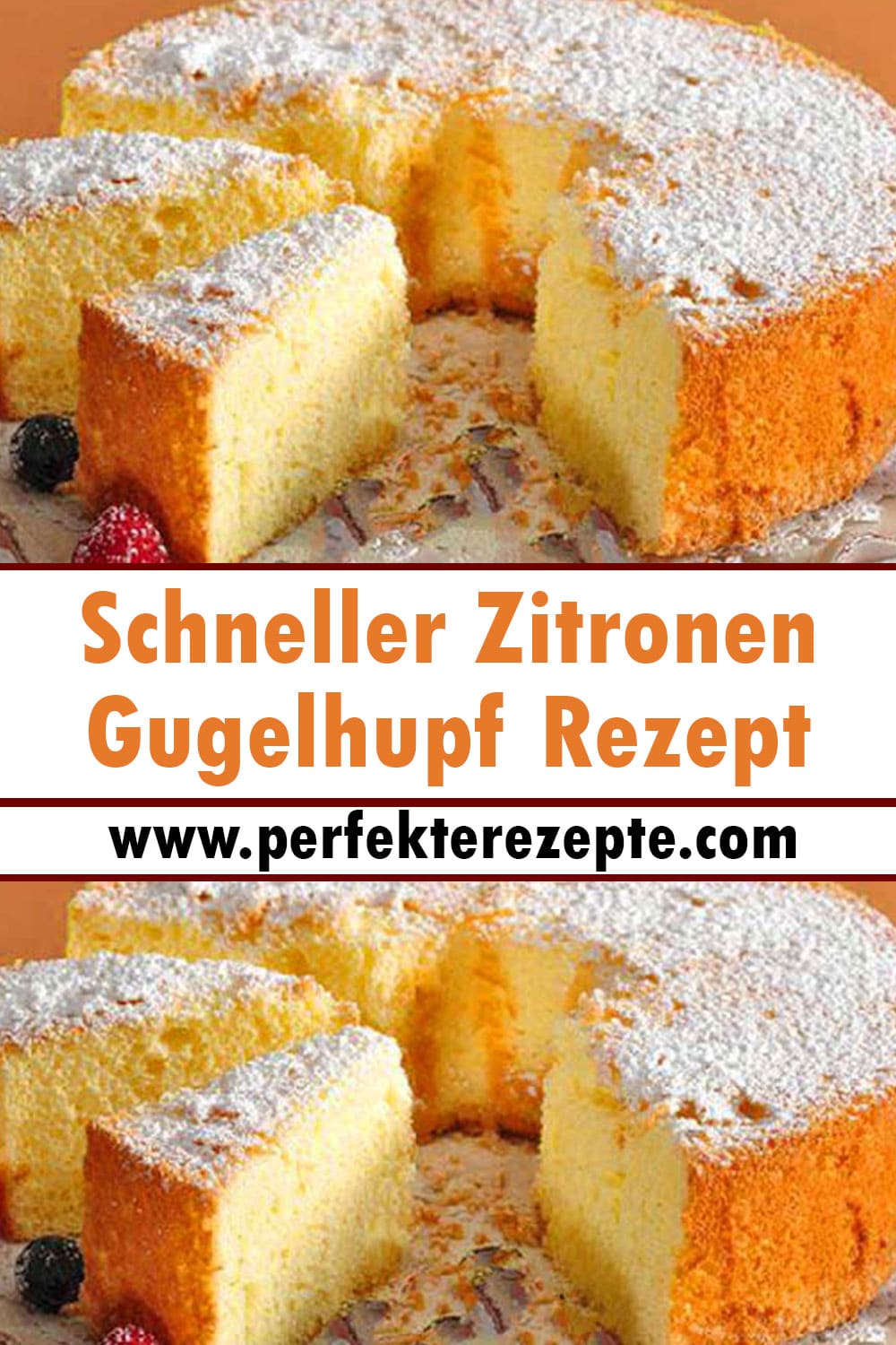 Schneller Zitronen Gugelhupf Rezept