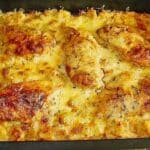 Schnitzel mit Bratkartoffel & Gouda überbacken Rezept
