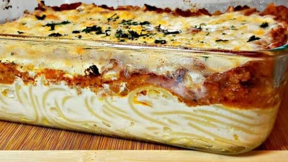Spaghetti Auflauf mit Mozzarella Rezept - Schnelle und Einfache Rezepte