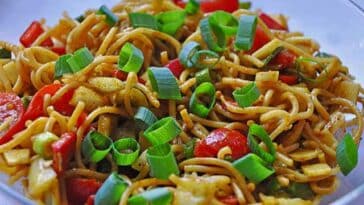 Spaghetti Curry Salat Rezept