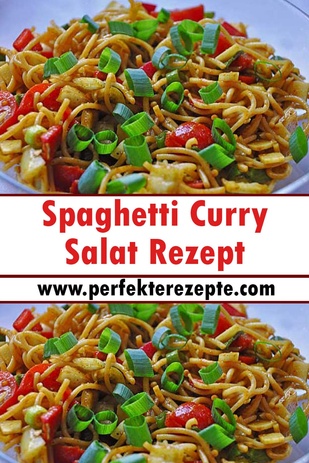 Spaghetti Curry Salat Rezept