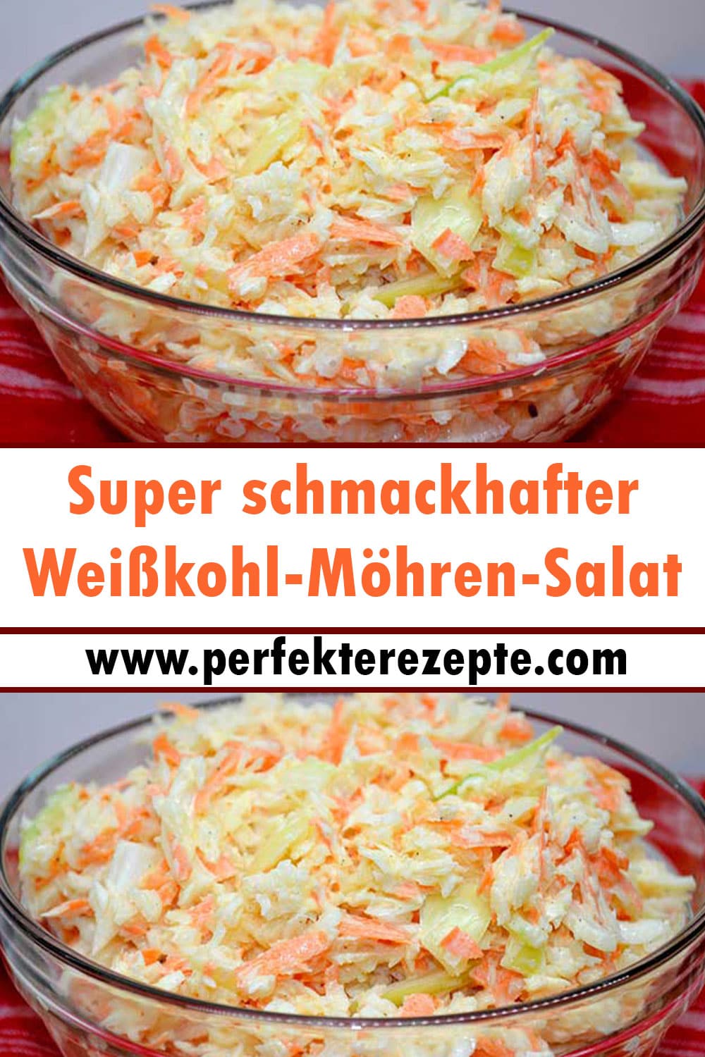 Super schmackhafter Weißkohl-Möhren-Salat Rezept wie aus dem Restaurant