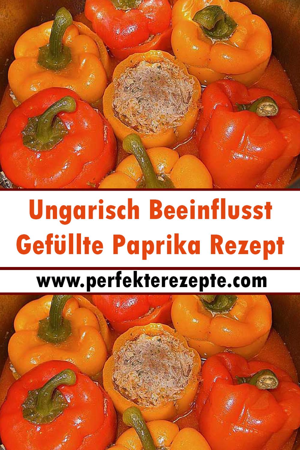 Ungarisch Beeinflusst Gefüllte Paprika Rezept
