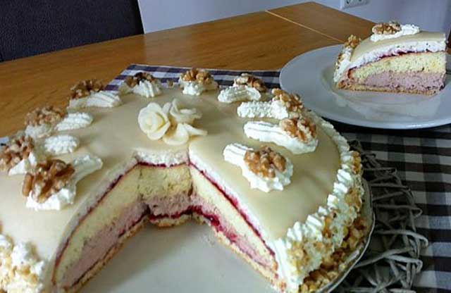 Walnuss-Marzipan Torte Rezept