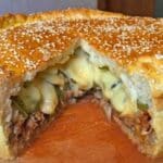 XXL Cheeseburger Kuchen Rezept