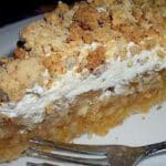 Apfel Nusskuchen mit Vanillepudding Rezept