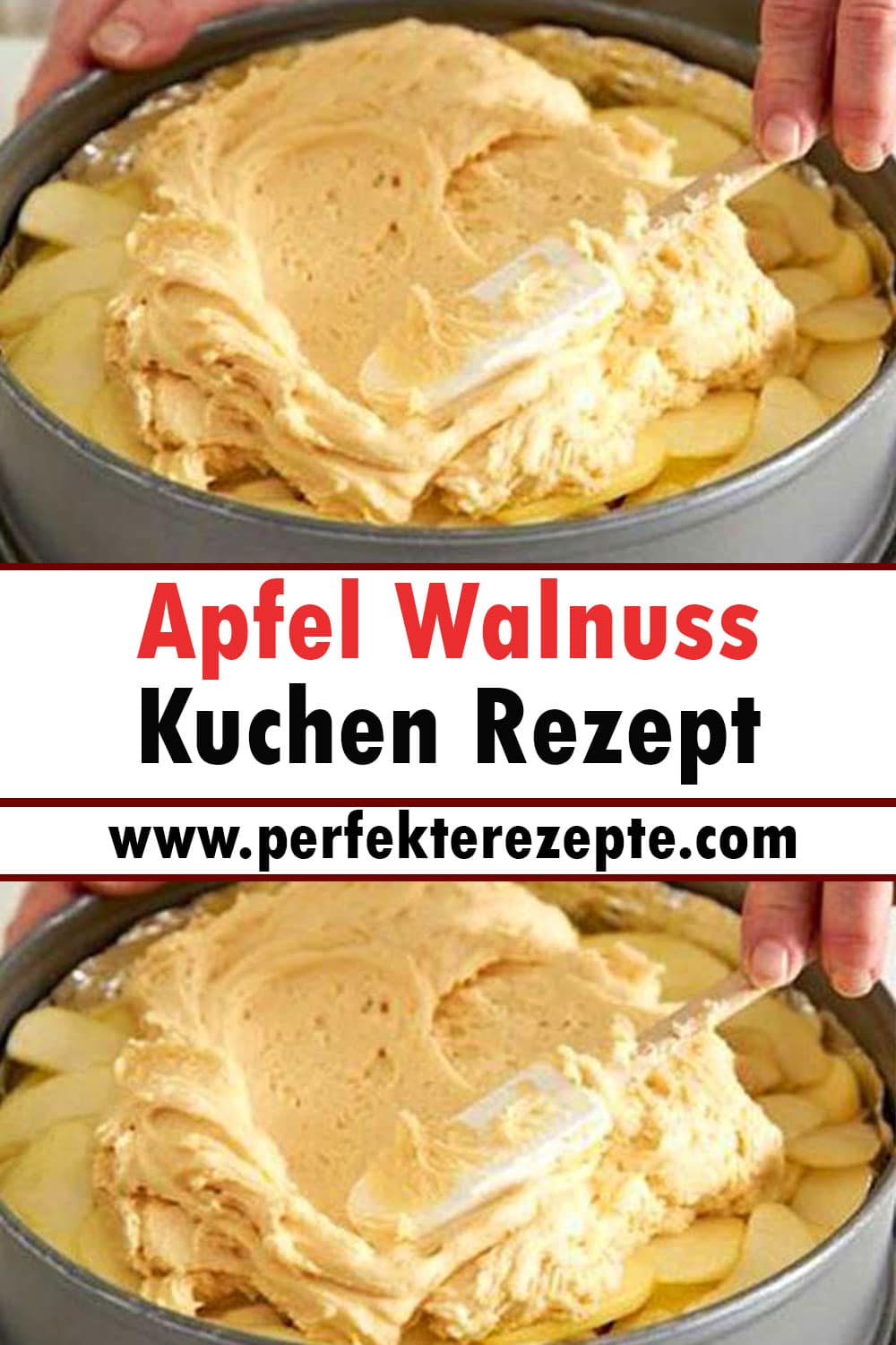 Apfel Walnuss Kuchen Rezept