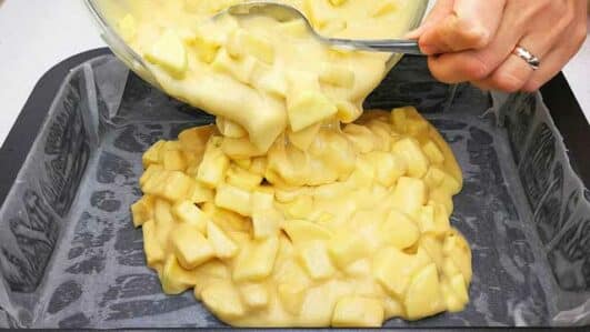 Apfelpudding Kuchen Rezept in Null Zeit zubereitet! - Schnelle und ...