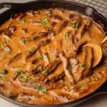 Bœuf Stroganoff mit zartem Rinderfilet Rezept