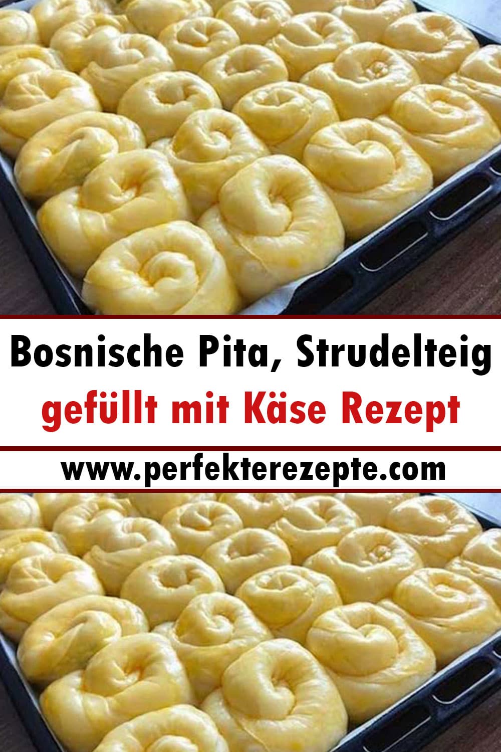 Bosnische Pita, Strudelteig gefüllt mit Käse Rezept