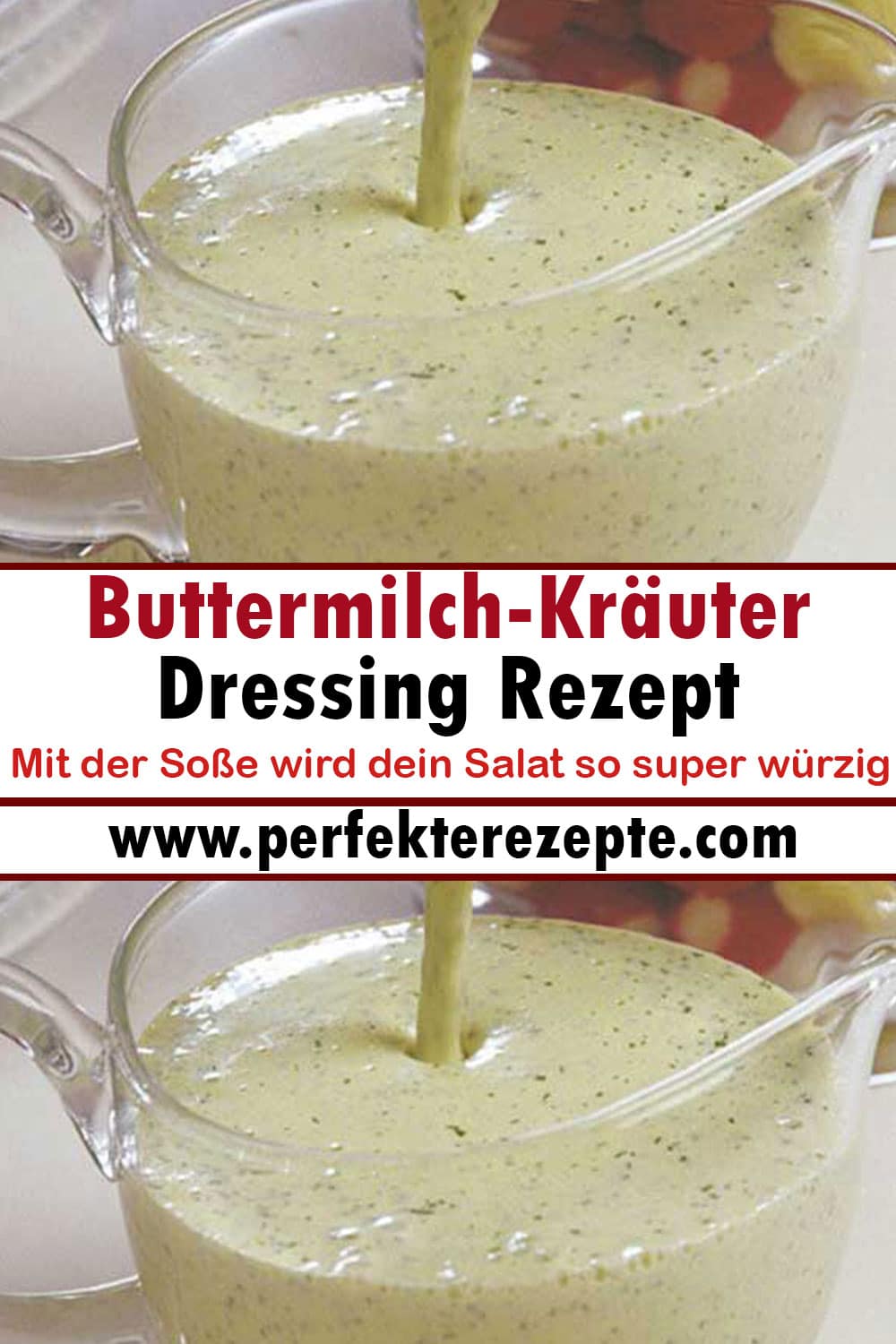 Buttermilch-Kräuter-Dressing Rezept Mit der Soße wird dein Salat so super würzig
