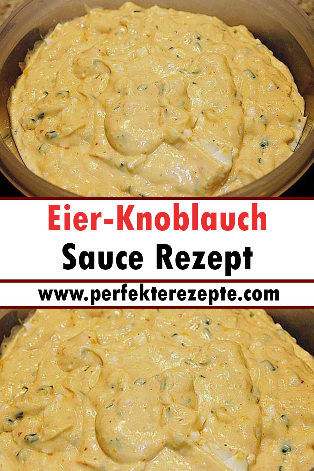 Eier-Knoblauch-Sauce Rezept